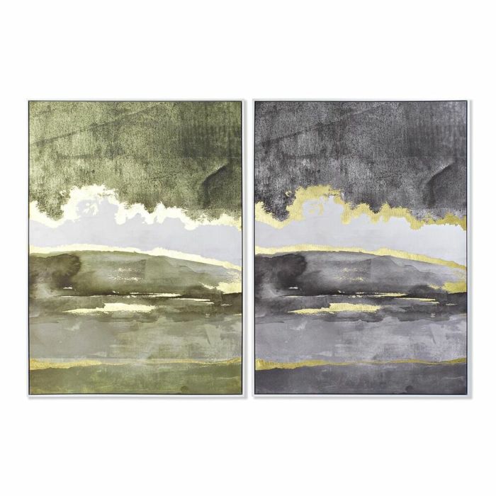 Cuadro DKD Home Decor 103,5 x 4,5 x 144 cm Abstracto Moderno (2 Unidades)