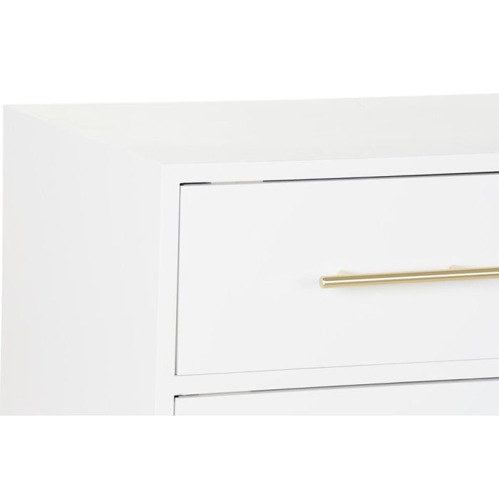 Mueble de TV DKD Home Decor Blanco Metal MDF (140 x 52 x 40 cm) 4