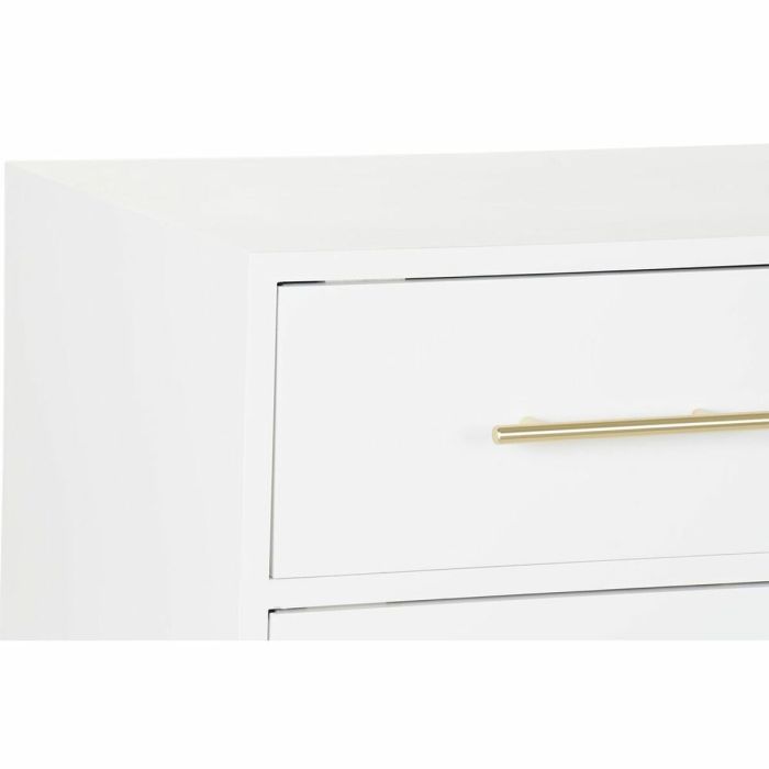 Mueble de TV DKD Home Decor Blanco Metal MDF (140 x 52 x 40 cm) 4