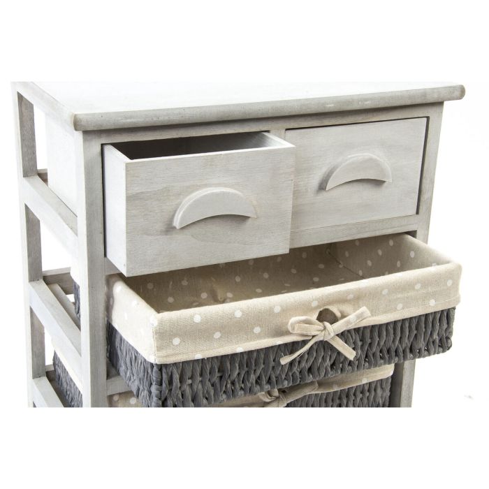 Cajonera DKD Home Decor 42 x 30 x 60 cm Gris Beige 1 Cajonera DKD Home Decor 42 x 30 x 60 cm Gris Beige 1