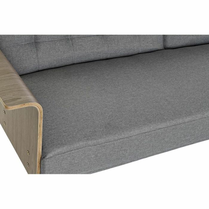 Sofá Cama DKD Home Decor 203 x 87 x 81 cm Gris Metal Marrón Urbano 1