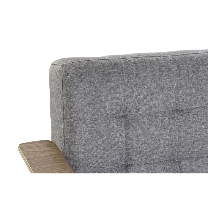 Sofá Cama DKD Home Decor 203 x 87 x 81 cm Gris Metal Marrón Urbano 8