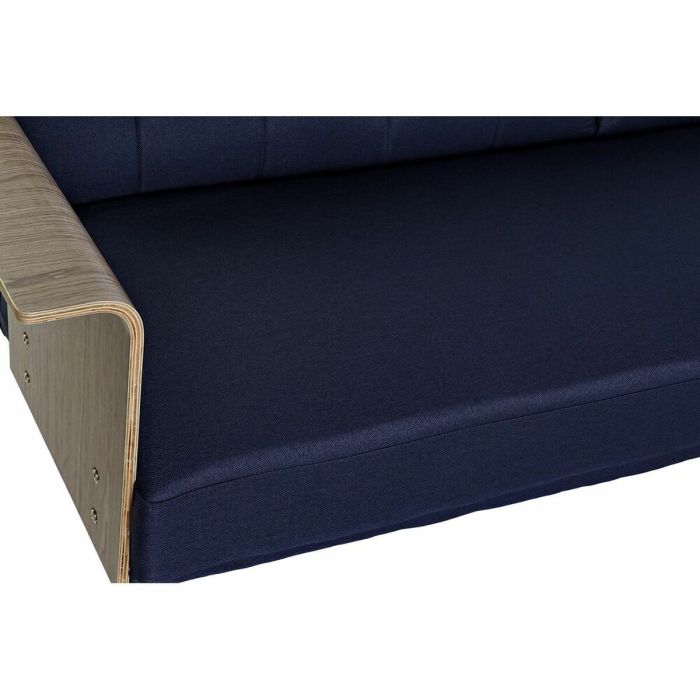 Sofá Cama DKD Home Decor Azul Marrón Negro Metal Moderno Urbano 203 x 87 x 81 cm 1