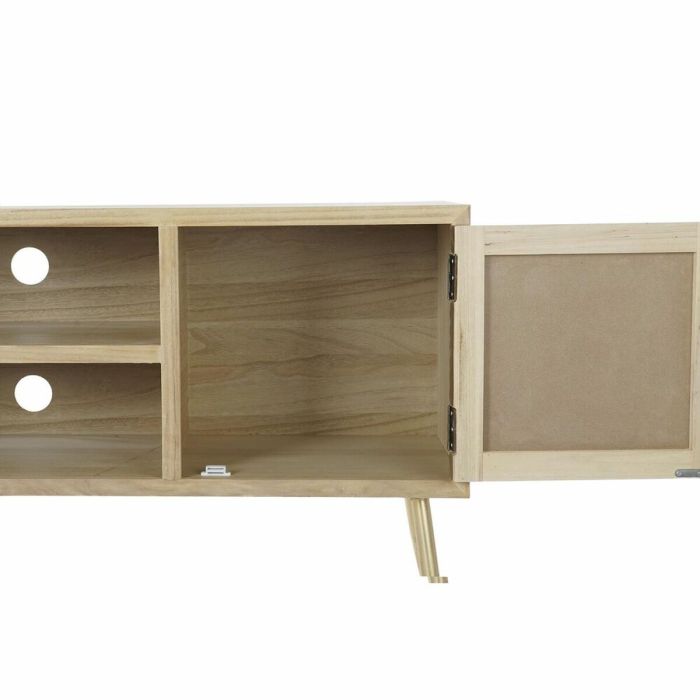 Mueble de TV DKD Home Decor Abeto Metal (130 x 60 x 40 cm) 5
