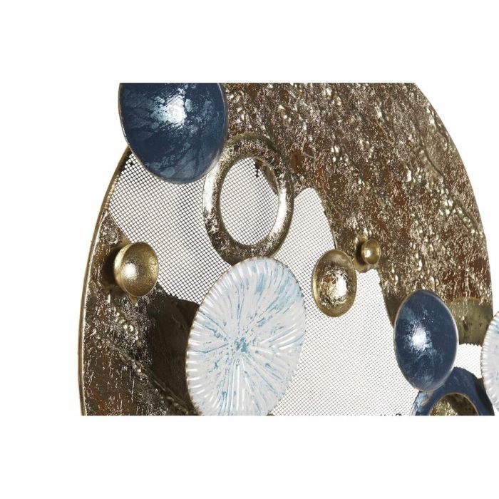 Figura Decorativa DKD Home Decor Azul Dorado Metal Blanco (52 x 8,3 x 61 cm) 2