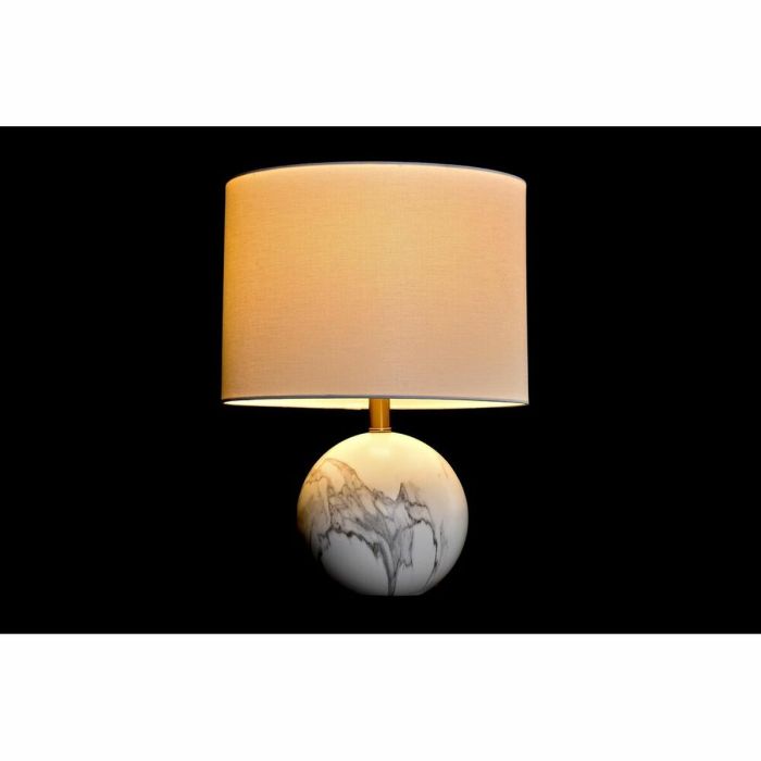 Lámpara de mesa DKD Home Decor Dorado Blanco 220 V 50 W Moderno (36 x 36 x 52 cm) 3