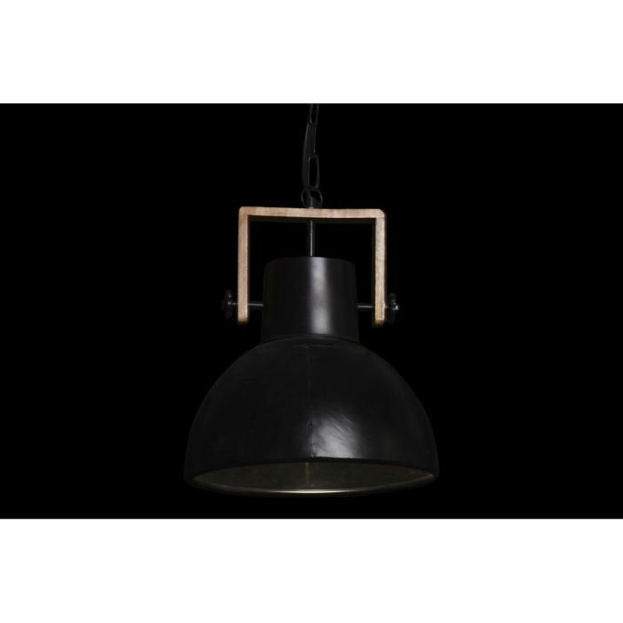 Lámpara de Techo DKD Home Decor Marrón Negro Metal Madera de mango 50 W 40 x 40 x 49 cm 2