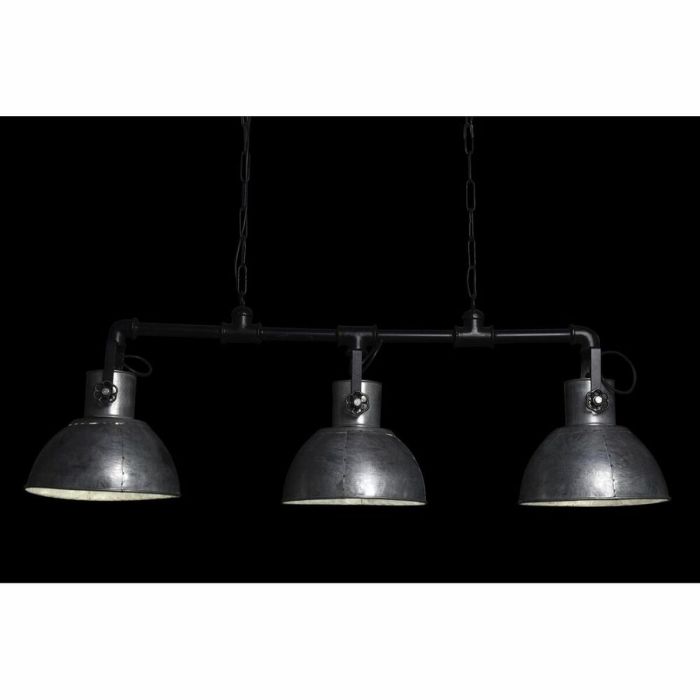 Lámpara de Techo DKD Home Decor 122 x 29 x 42 cm Plateado Negro Metal 50 W 4
