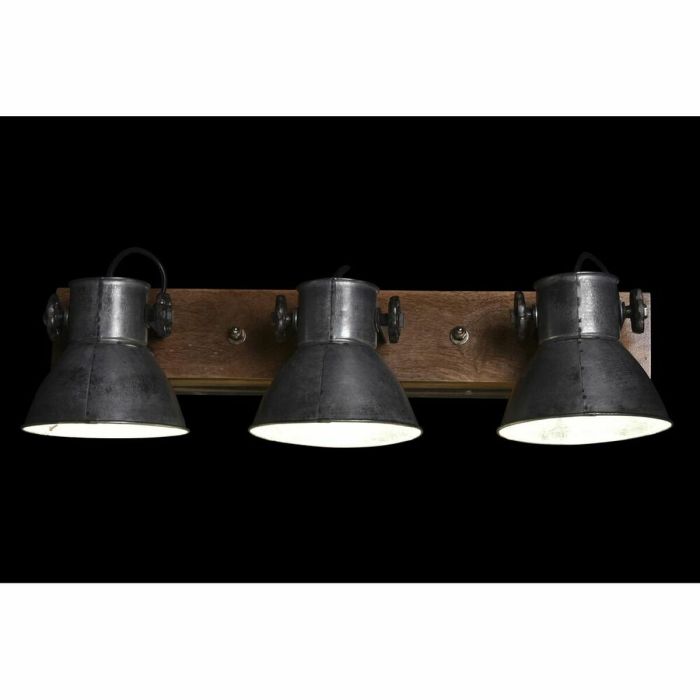 Lámpara de Pared DKD Home Decor Plateado Metal Marrón 220 V 50 W (64 x 18 x 26 cm) 3 Lámpara de Pared DKD Home Decor Plateado Metal Marrón 220 V 50 W (64 x 18 x 26 cm) 3