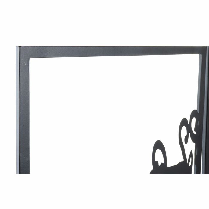 Decoración de Pared DKD Home Decor 3 Piezas Negro Árbol Metal (105 x 1,3 x 91 cm) 1