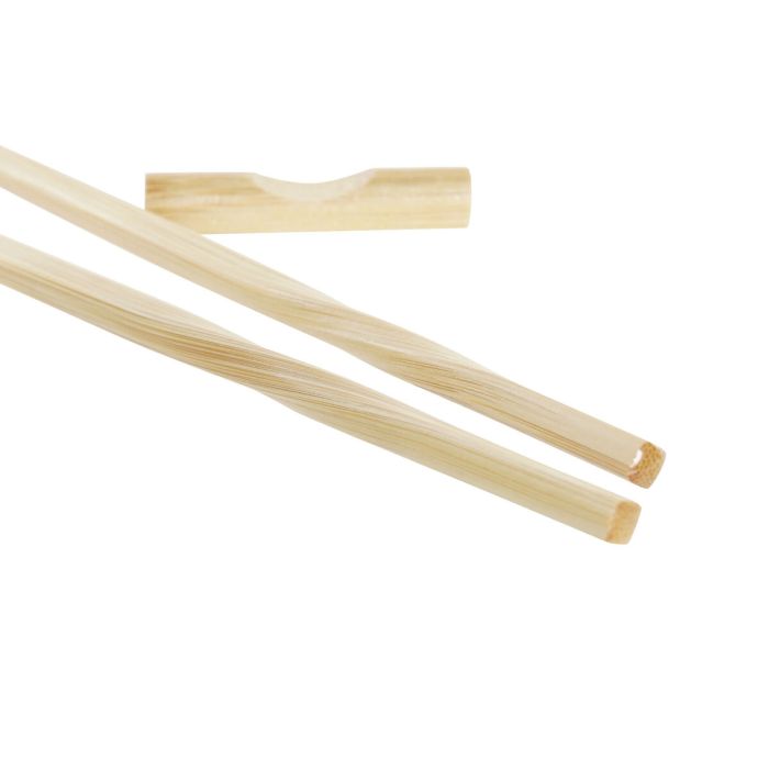 Set de Sushi DKD Home Decor Blanco Bambú Gres Oriental 30 x 21 x 7 cm (6 Piezas) 2