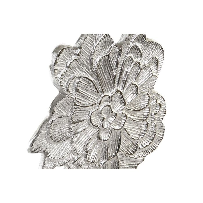 Figura Decorativa DKD Home Decor Flor Aluminio (22 x 10 x 38 cm) (2 Unidades) 2