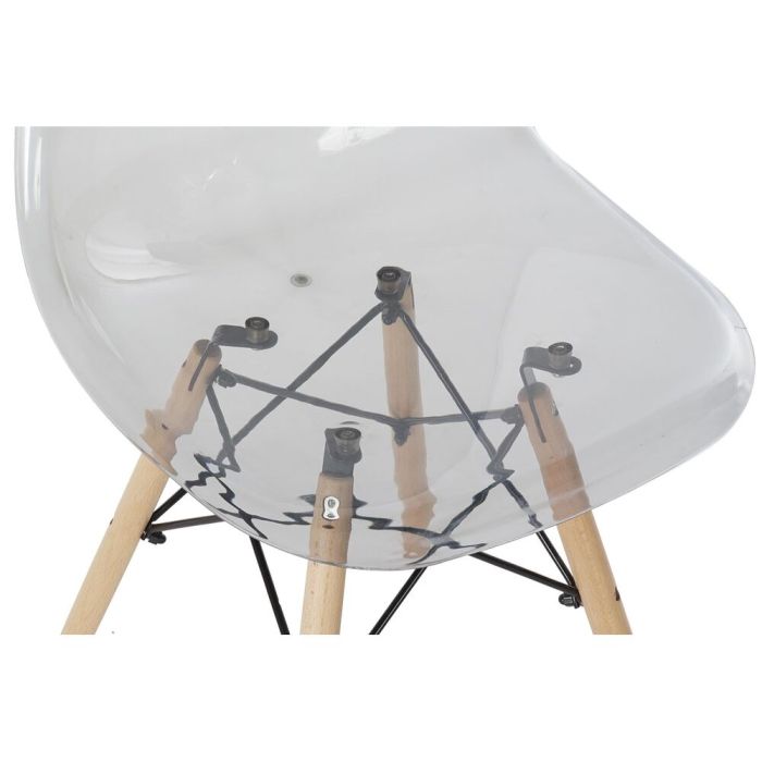 Silla DKD Home Decor 50 x 46 x 83,5 cm Natural Transparente 5 Silla DKD Home Decor 50 x 46 x 83,5 cm Natural Transparente 5