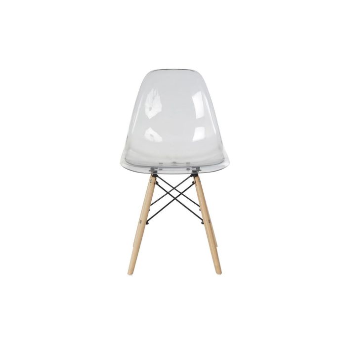 Silla DKD Home Decor 50 x 46 x 83,5 cm Natural Transparente 3 Silla DKD Home Decor 50 x 46 x 83,5 cm Natural Transparente 3