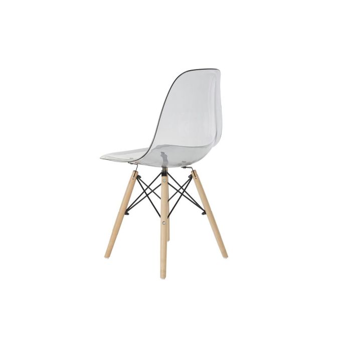 Silla DKD Home Decor 50 x 46 x 83,5 cm Natural Transparente 2 Silla DKD Home Decor 50 x 46 x 83,5 cm Natural Transparente 2