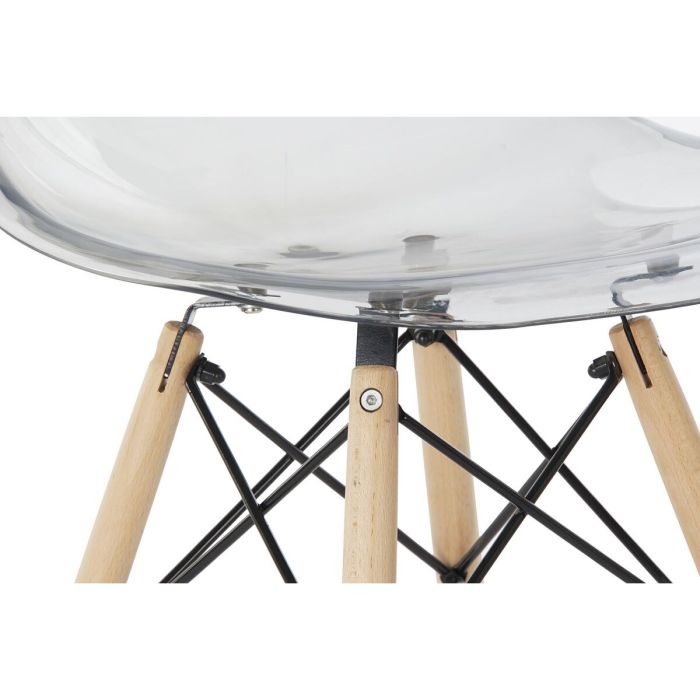 Silla DKD Home Decor 50 x 46 x 83,5 cm Natural Transparente 1 Silla DKD Home Decor 50 x 46 x 83,5 cm Natural Transparente 1