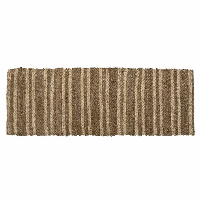 Alfombra DKD Home Decor Beige Marrón (72 x 0,5 x 200 cm)