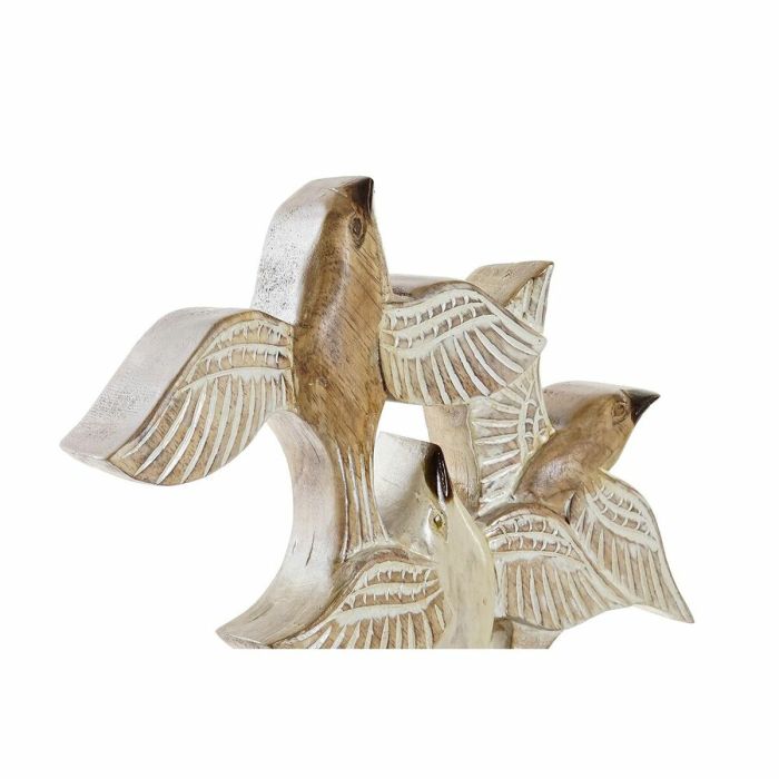 Figura Decorativa DKD Home Decor Beige Hierro Pájaros (49 x 11,5 x 63 cm) 1