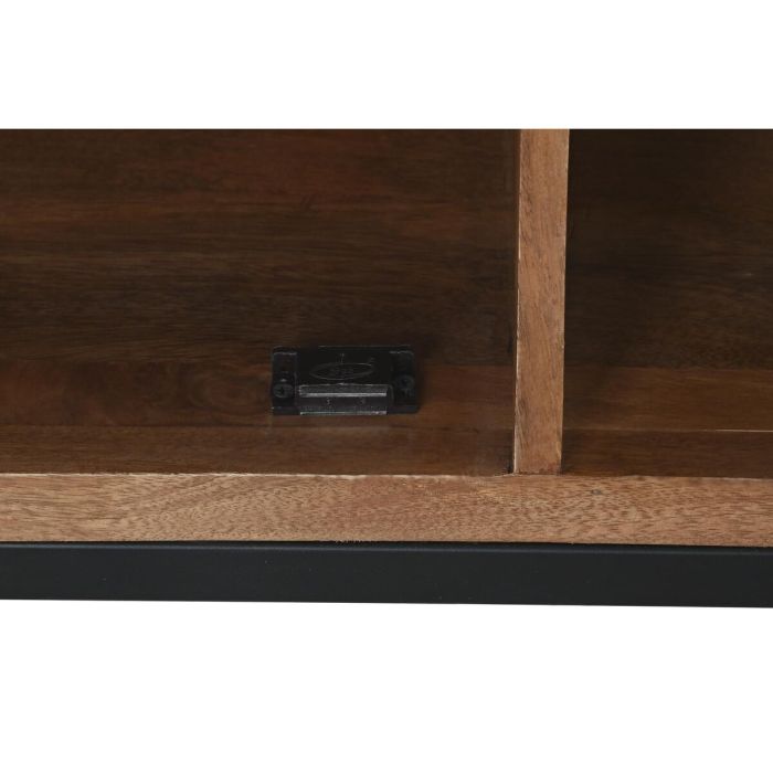 Mueble de TV DKD Home Decor Marrón Teca Metal (125 x 40 x 55 cm) 1