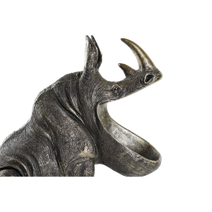 Figura Decorativa DKD Home Decor 31,5 x 17,5 x 30,5 cm Cobre Colonial Rinoceronte 2