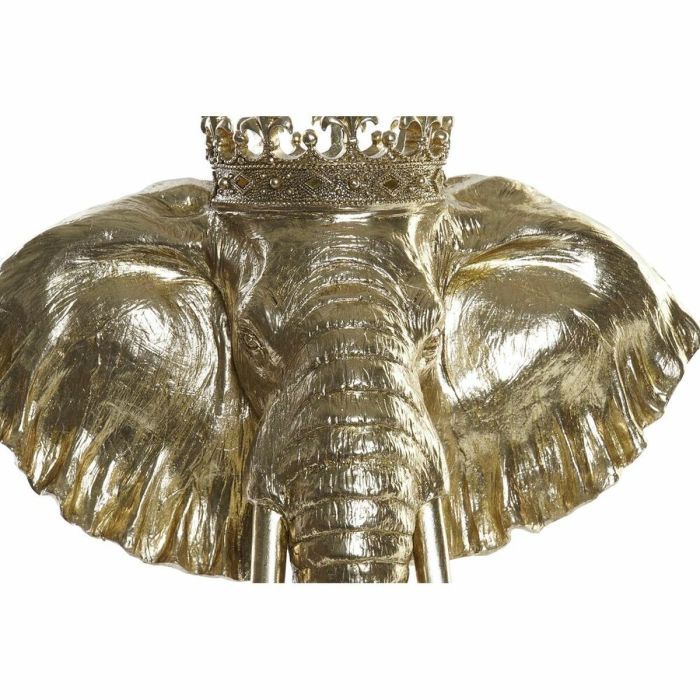 Figura Decorativa DKD Home Decor Dorado Elefante Colonial 49 x 26,5 x 57 cm 1