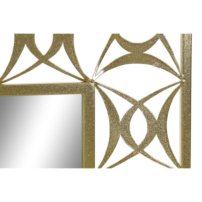 Espejo de pared DKD Home Decor Dorado Metal Cristal 30 x 40 cm 66 x 2 x 91,5 cm 2