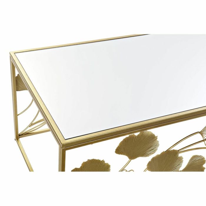 Mesa de Centro DKD Home Decor Espejo Metal (110 x 60 x 46 cm) 1