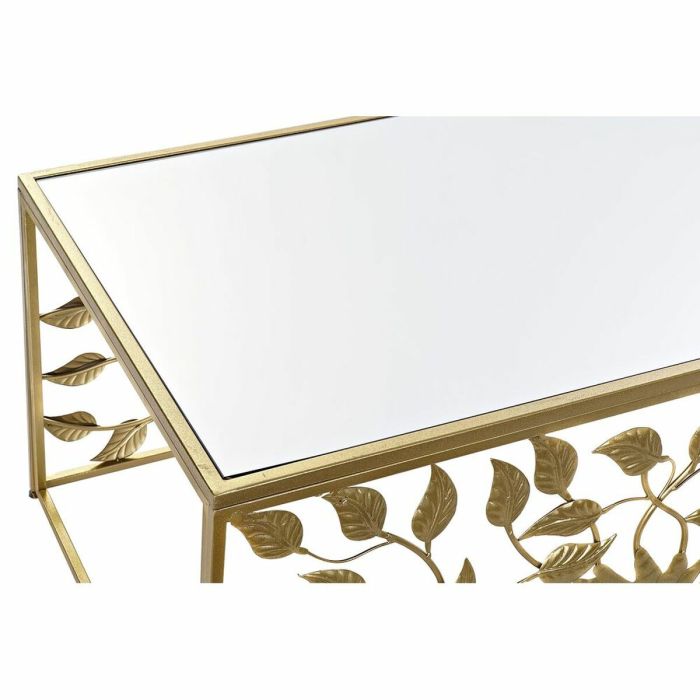 Mesa de Centro DKD Home Decor 110 x 60 x 46 cm Espejo Metal Aluminio 1