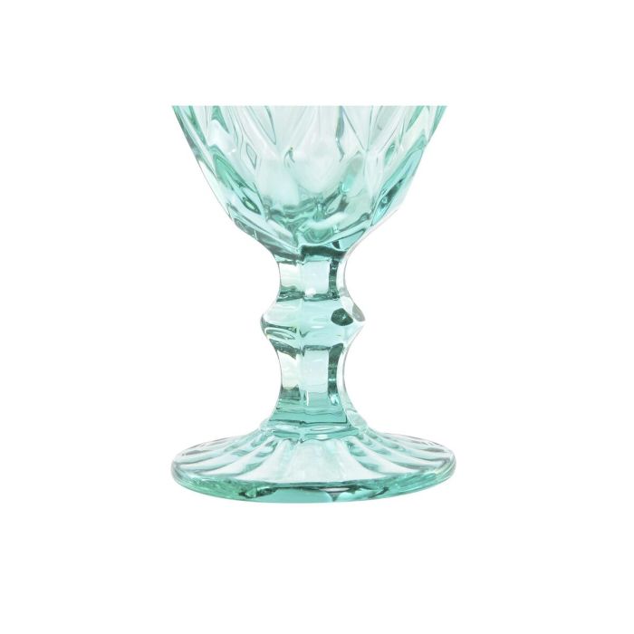 Copa DKD Home Decor Cristal Turquesa (240 ml) 1 Copa DKD Home Decor Cristal Turquesa (240 ml) 1