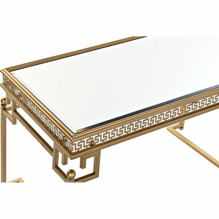 Mesa de Centro DKD Home Decor Espejo Metal Aluminio 85 x 44 x 48 cm 1