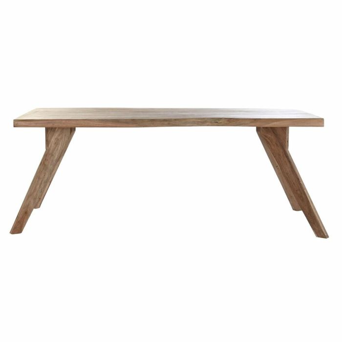 Mesa de Comedor DKD Home Decor Marrón Acacia (200 x 90 x 77 cm) 2