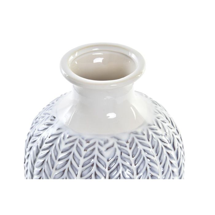 Jarrón DKD Home Decor Azul Blanco Porcelana Mediterráneo 16 x 16 x 25 cm 1