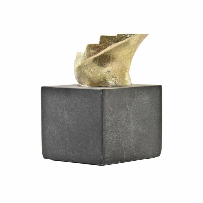 Figura Decorativa DKD Home Decor Dorado Resina Gris oscuro Escalera Moderno (14 x 14 x 41,5 cm) 1