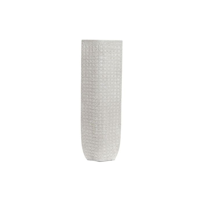 Jarron Moderno DKD Home Decor Blanco 12 x 58 x 20 cm