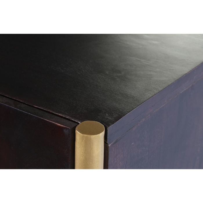 Aparador DKD Home Decor Madera Metal Negro 80 x 40 x 120 cm 4
