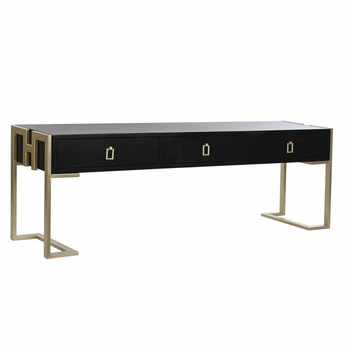 Mesa Centro Glam DKD Home Decor Negro 36 x 48 x 150 cm