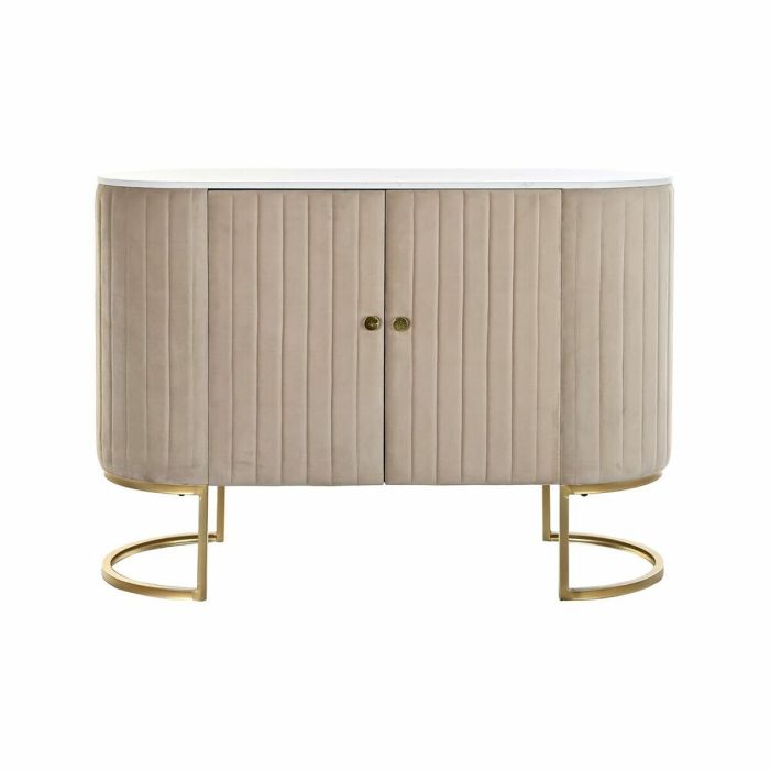 Aparador DKD Home Decor Beige Azul cielo Dorado Mármol (120 x 48 x 85 cm) 5