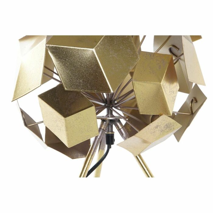 Lámpara de mesa DKD Home Decor Dorado 220 V 50 W Moderno Geométrico (29 x 29 x 45 cm) 3