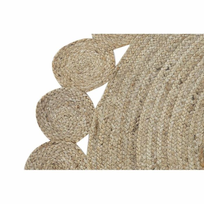 Alfombra DKD Home Decor Marrón Natural 150 x 150 x 1 cm 1