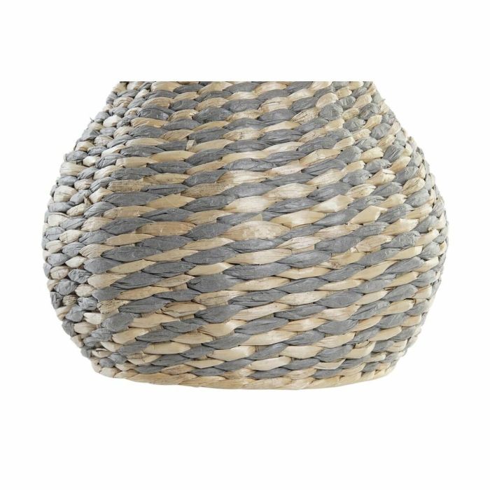 Jarrón DKD Home Decor Natural Gris 25 x 25 x 41 cm 2