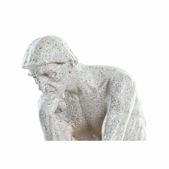 Figura Decorativa DKD Home Decor The Thinker Beige Hombre 12 x 11 x 25 cm 2