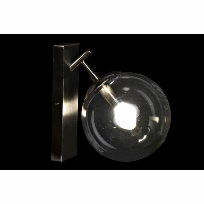 Lámpara de Pared DKD Home Decor 25W Cristal Plateado Metal 220 V (20 x 25 x 27 cm) 1