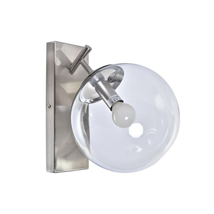 Lámpara de Pared DKD Home Decor 25W Cristal Plateado Metal 220 V (20 x 25 x 27 cm) 2