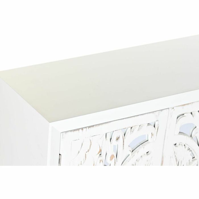 Aparador DKD Home Decor Blanco Espejo Abeto MDF (80 x 35 x 102 cm) 1