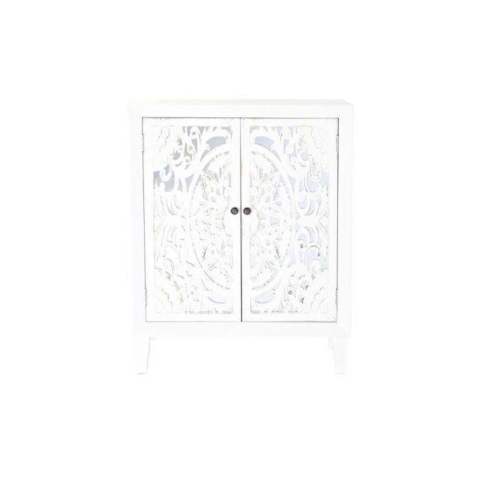 Aparador DKD Home Decor Blanco Espejo Abeto MDF (80 x 35 x 102 cm) 2