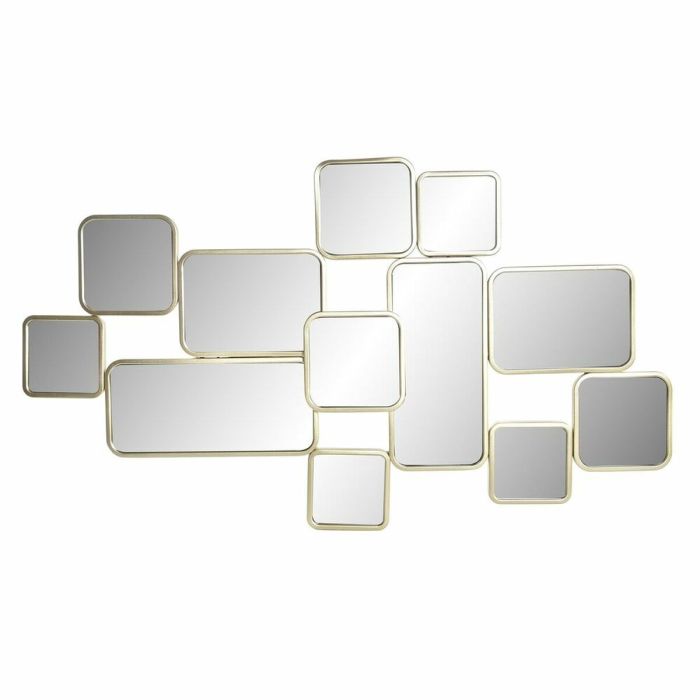 Espejo de pared DKD Home Decor Dorado Metal (97,5 x 2,5 x 56 cm)