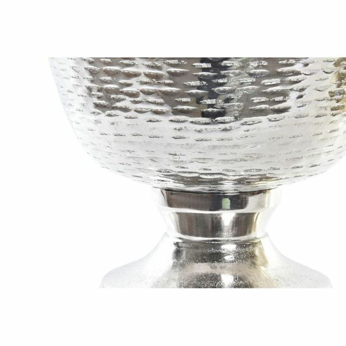 Jarrón DKD Home Decor Dorado Copa Champán Plateado Aluminio Moderno (2 Unidades) (30 x 30 x 23 cm)   2