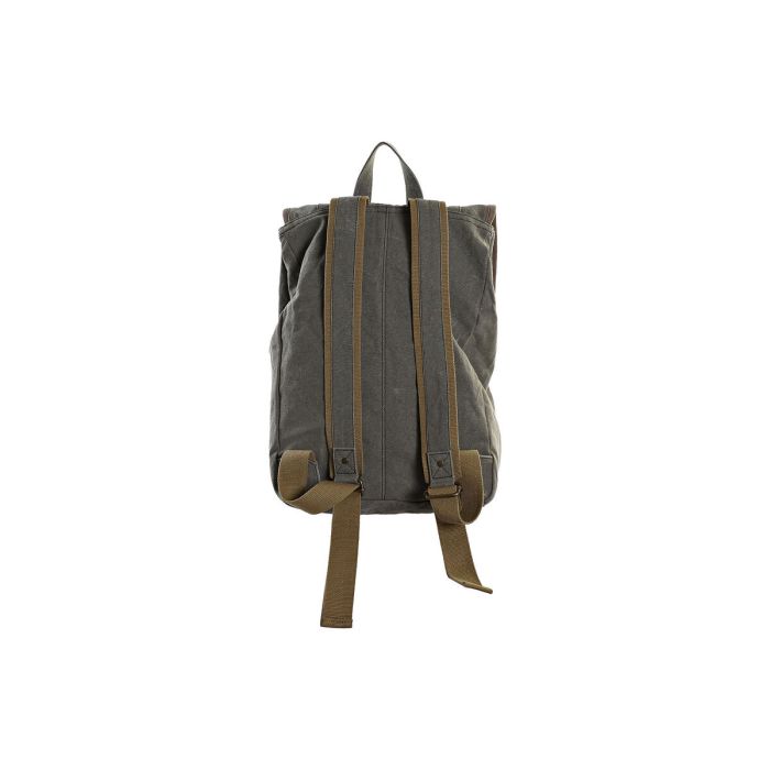 Mochila Casual DKD Home Decor Canvas Bicicleta Gris Marrón (33 x 12 x 47 cm) 4