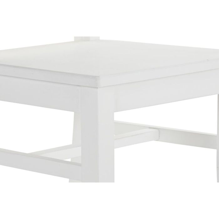 Silla de Comedor DKD Home Decor Madera Blanco (43 x 43 x 99,5 cm) 4