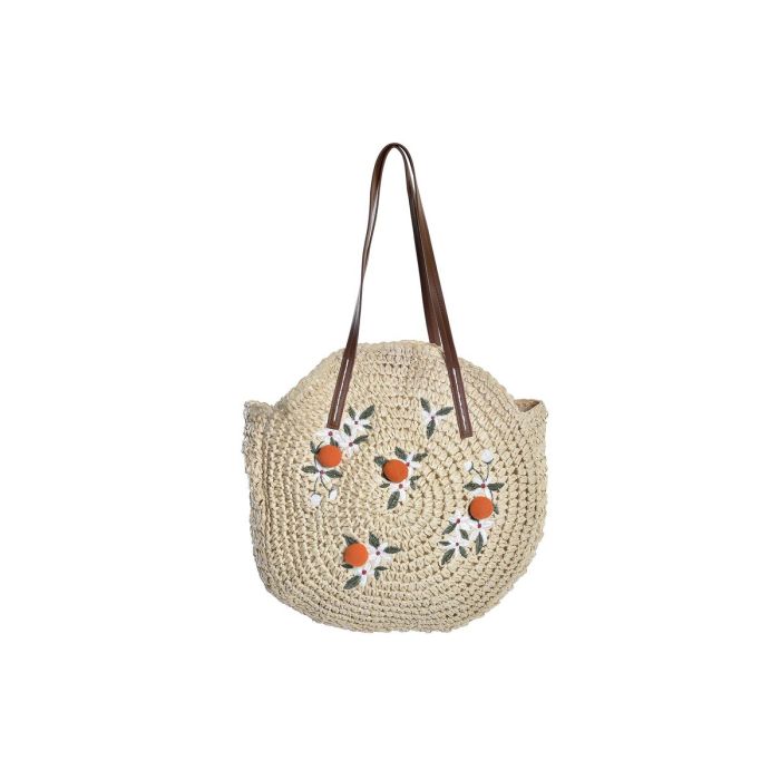 Bolso de Hombro DKD Home Decor 40 x 15 x 40 cm Natural Poliuretano Bolso de Hombro DKD Home Decor 40 x 15 x 40 cm Natural Poliuretano